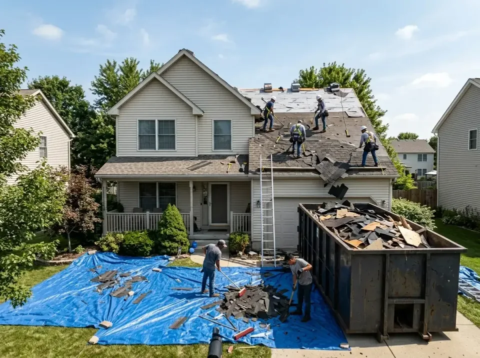 roof-replacement-debris-remova-004 — frequently asked questions, Cheapest Dumpster Rentals in Round Lake Beach, IL